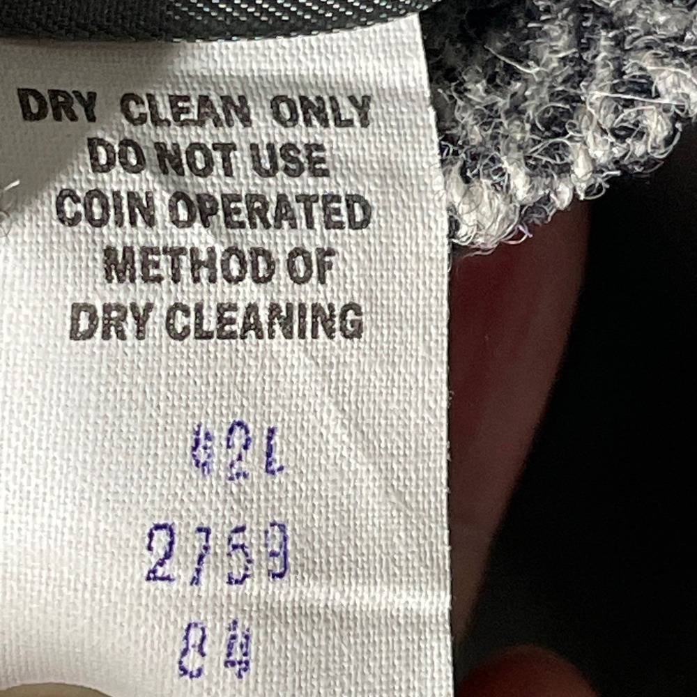 Harris Tweed Mens Grey Herringbone Scottish Wool Blazer Sport Coat 42L USA - Picture 4 of 11